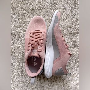 Reebok Astroride Sneakers - gray/pink - size 6.5
